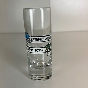3/$12 NWOT Riverboat Gambling Clinton, Iowa Shot Glass